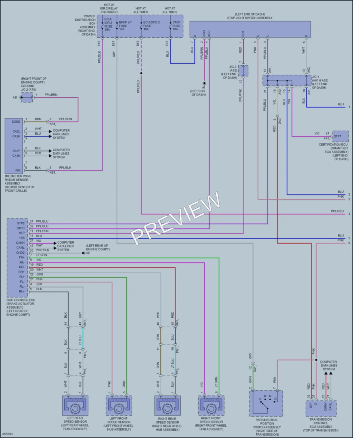 2024 Toyota Sequoia Cruise Control wiring diagram preview