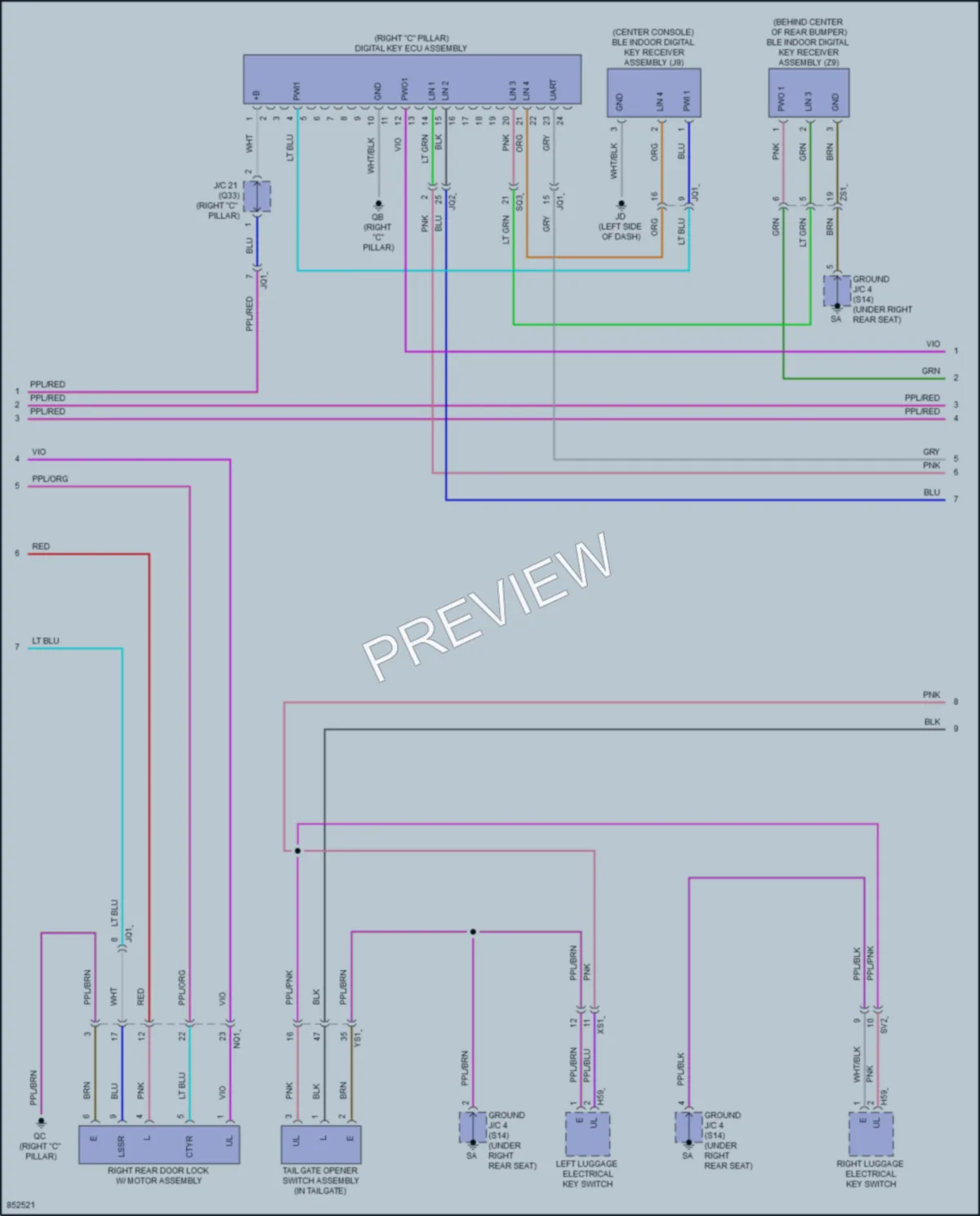 2024 Toyota Tacoma Anti Theft wiring diagram preview
