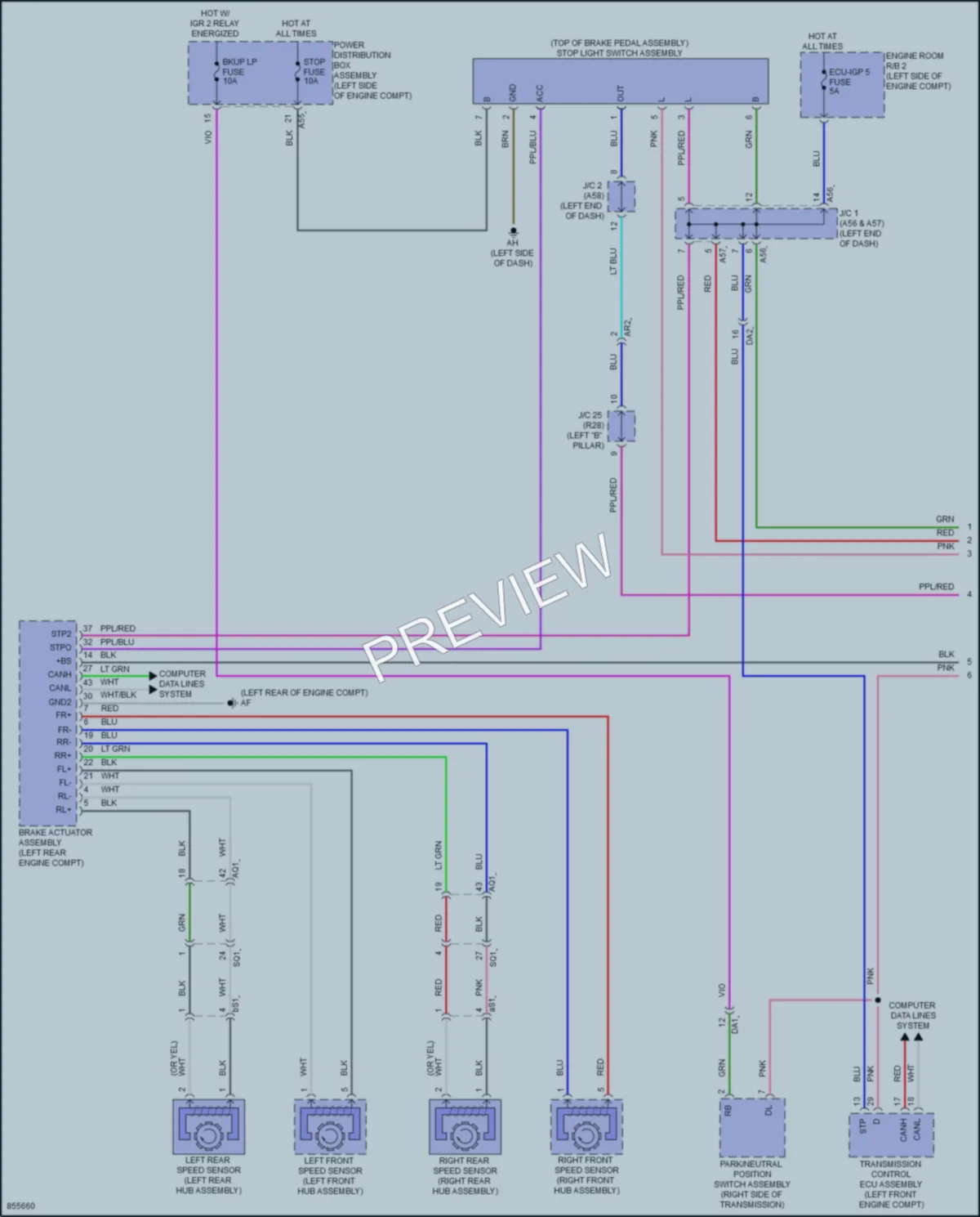 2024 Toyota Tacoma Cruise Control wiring diagram preview