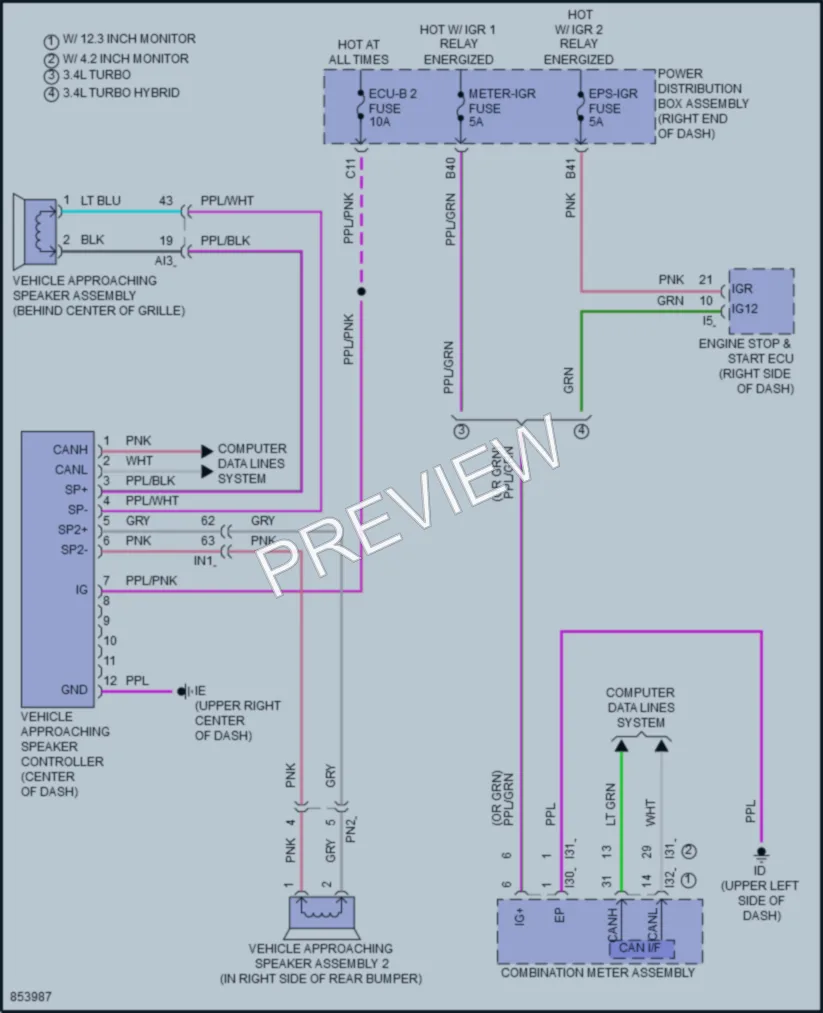 2024 Toyota Tundra Active Bodyworks wiring diagram preview