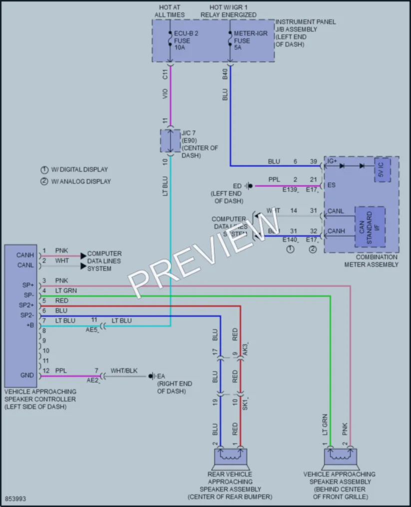 2024 Toyota VenzaHybrid Active Bodyworks wiring diagram preview