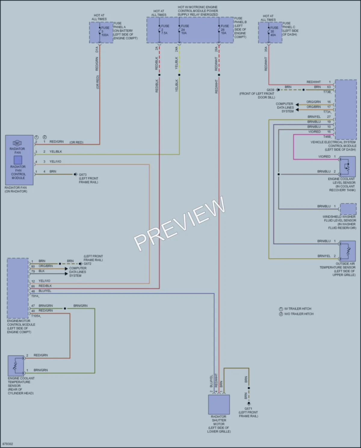 2024 Volkswagen Atlas Cooling Fan Wiring Diagrams protected preview