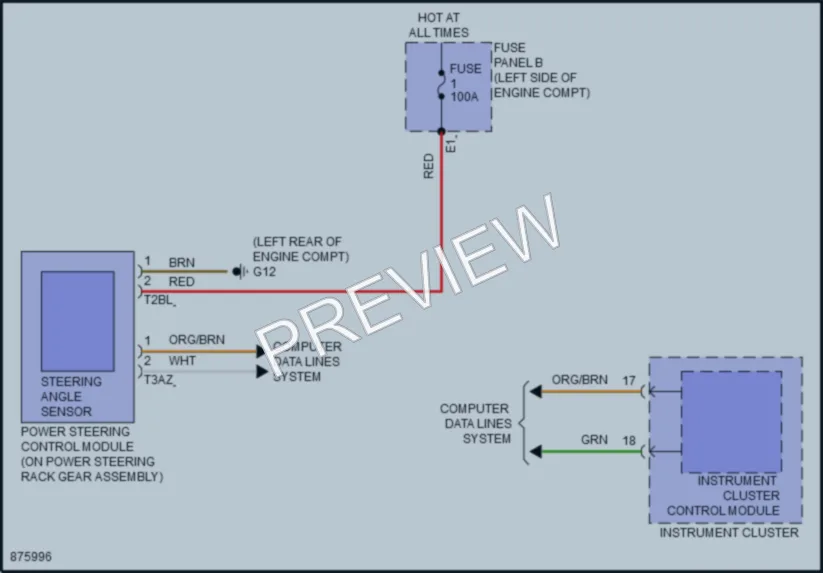 2024 Volkswagen Atlas Electronic Power Steering wiring diagram preview