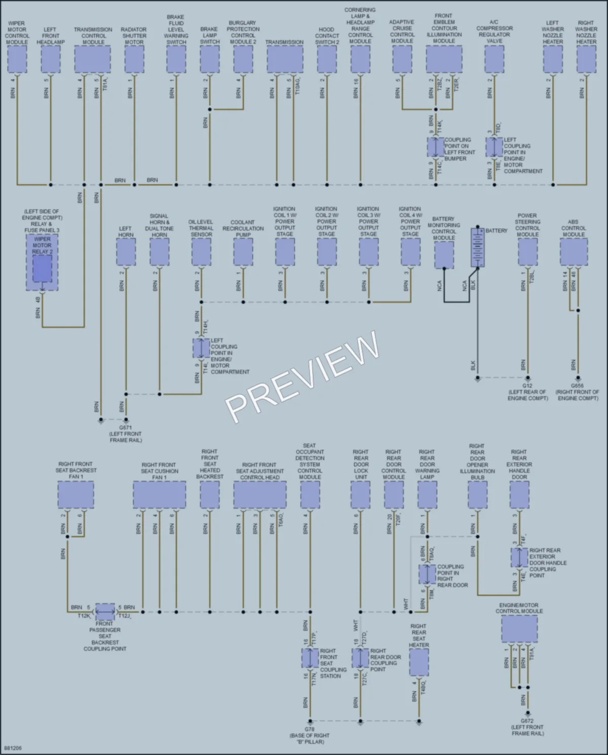 2024 Volkswagen Atlas Ground Distribution wiring diagram preview