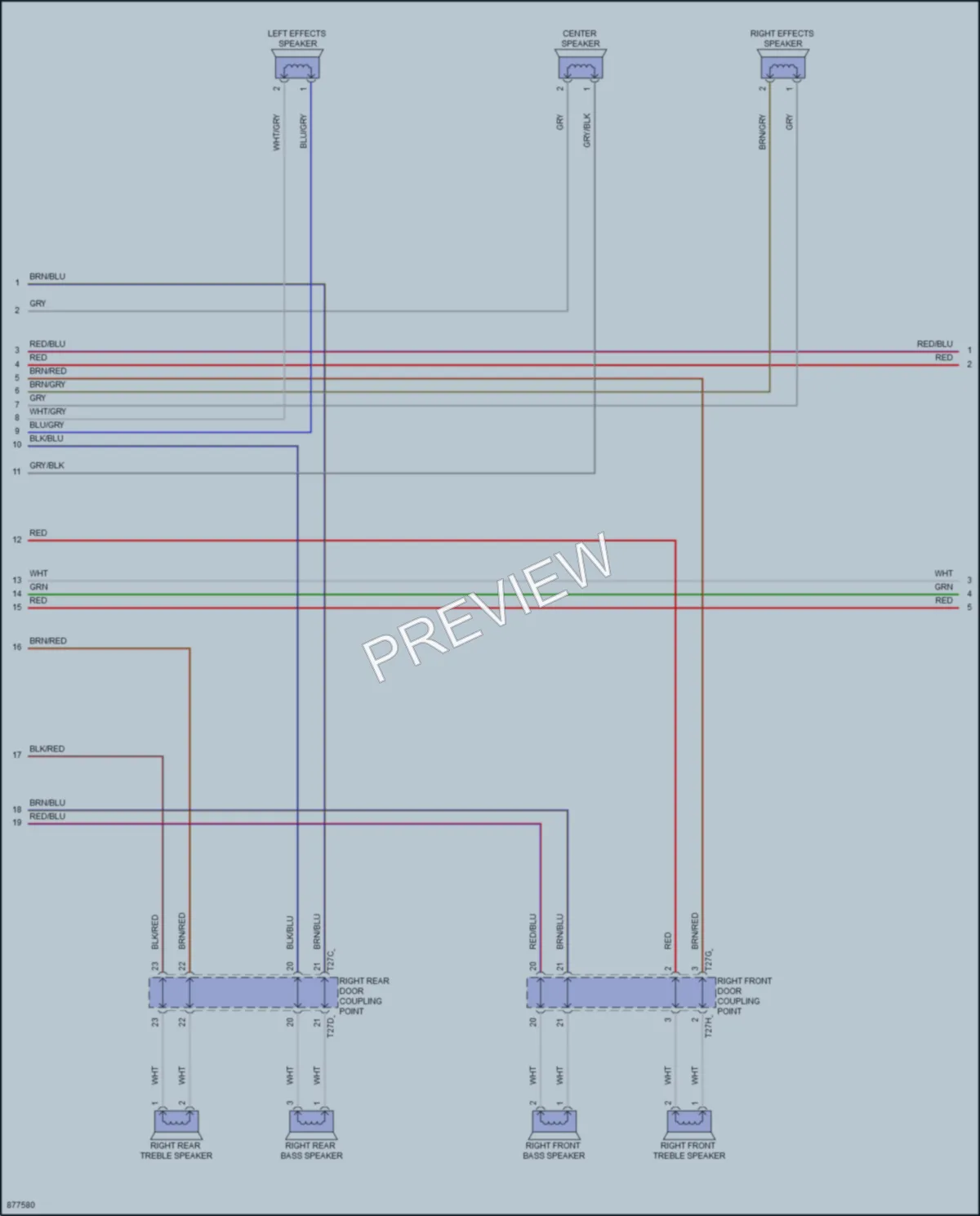 2024 Volkswagen Atlas Radio wiring diagram preview
