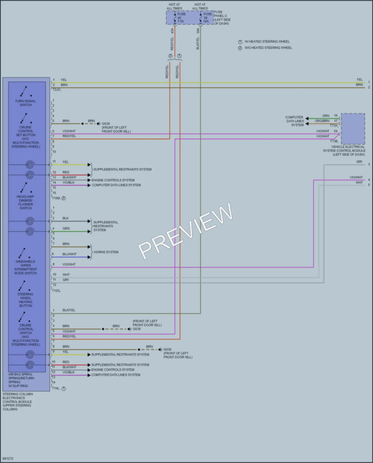 2024 Volkswagen AtlasCrossSport Body Control Modules wiring diagram preview