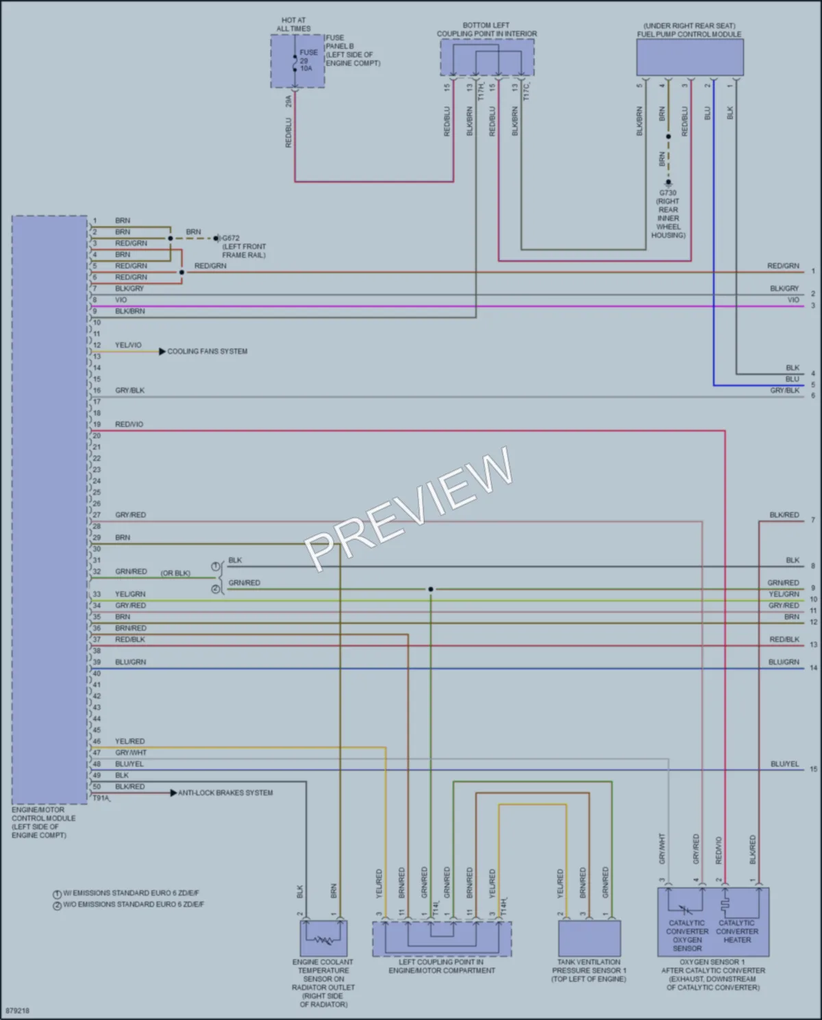 2024 Volkswagen AtlasCrossSport Engine Performance wiring diagram preview