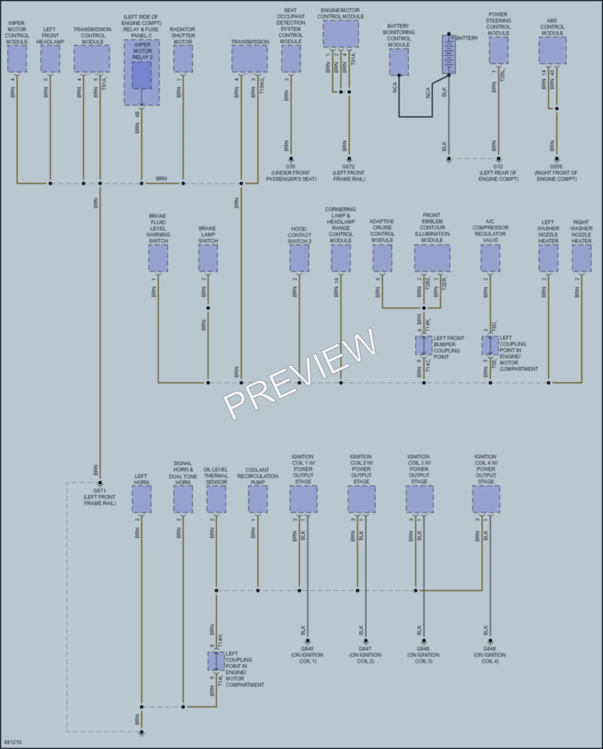 2024 Volkswagen AtlasCrossSport Ground Distribution wiring diagram preview