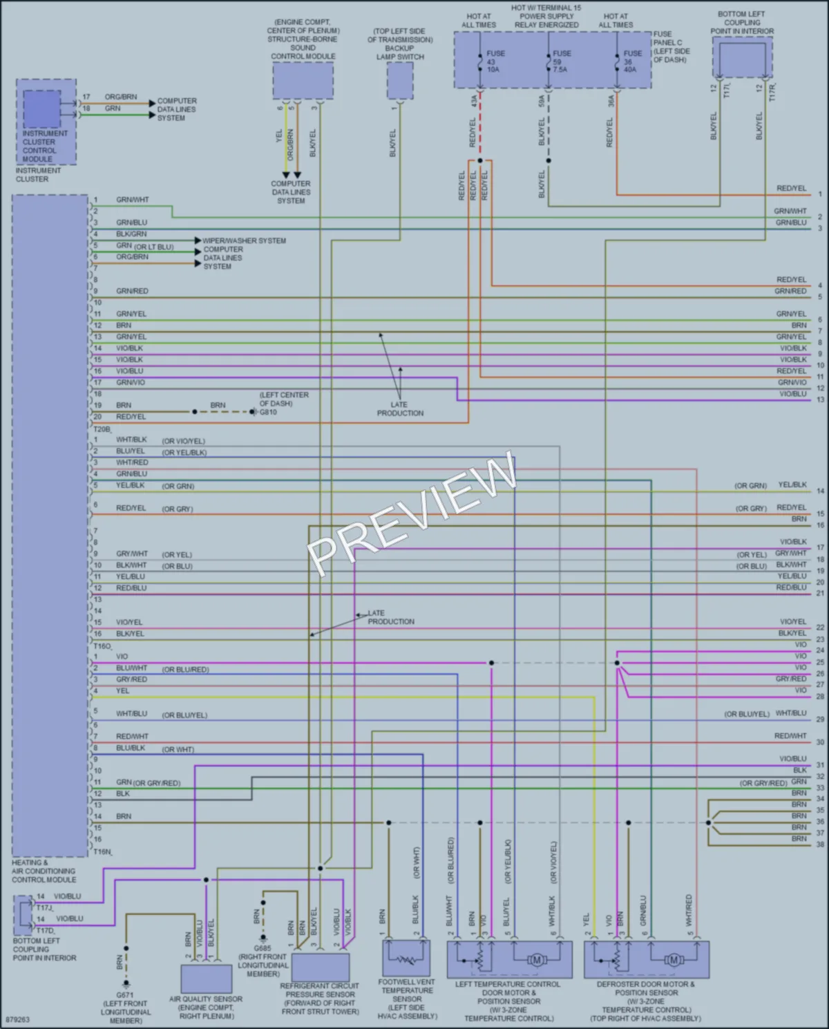 2024 Volkswagen GolfGTI Air Conditioning wiring diagram preview