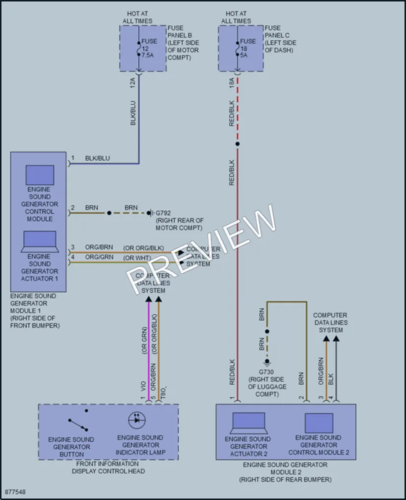2024 Volkswagen ID4 Active Bodyworks wiring diagram preview