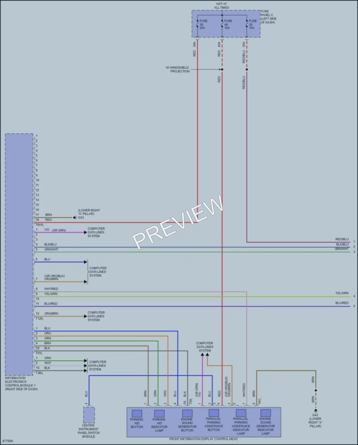 2024 Volkswagen ID4 Radio wiring diagram preview