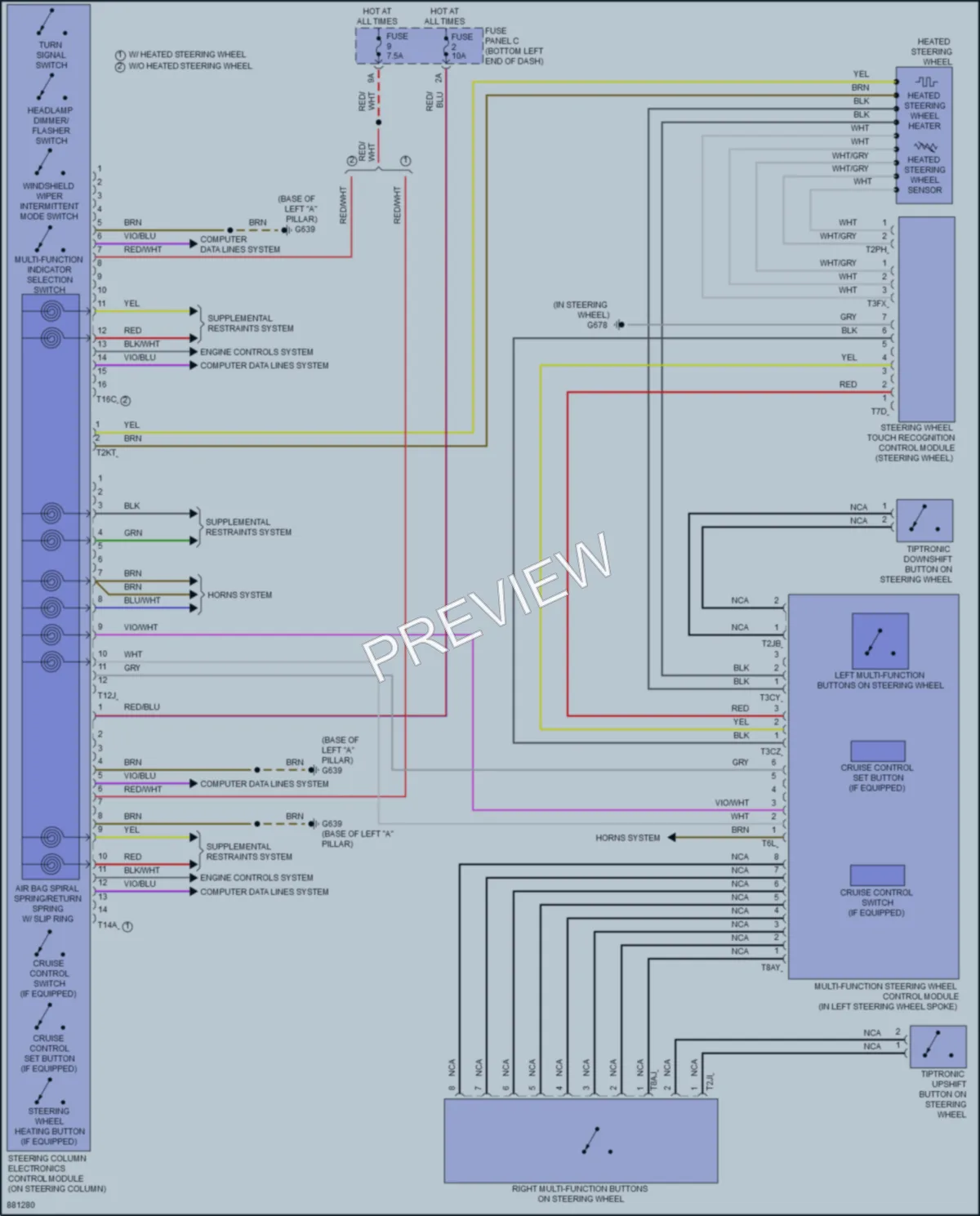 2024 Volkswagen JettaGLI Body Control Modules wiring diagram preview