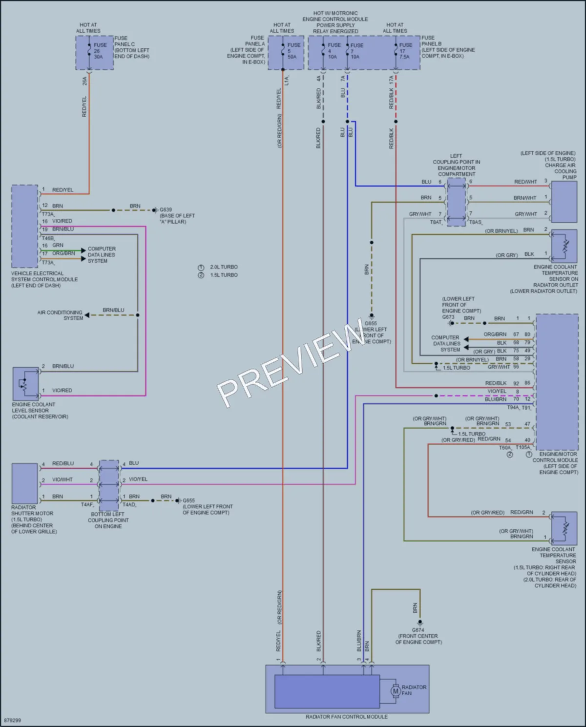2024 Volkswagen JettaGLI Cooling Fan wiring diagram preview