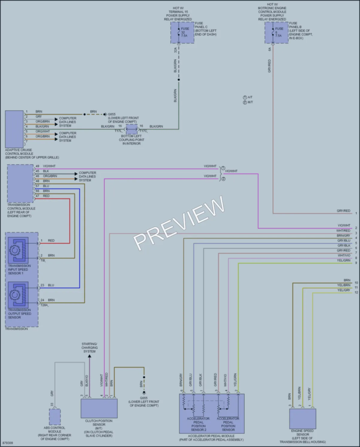 2024 Volkswagen JettaGLI Cruise Control wiring diagram preview