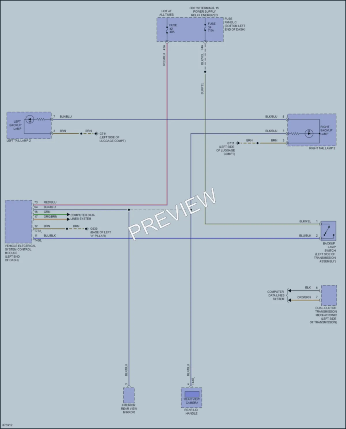 2024 Volkswagen JettaGLI Exterior Lights wiring diagram preview
