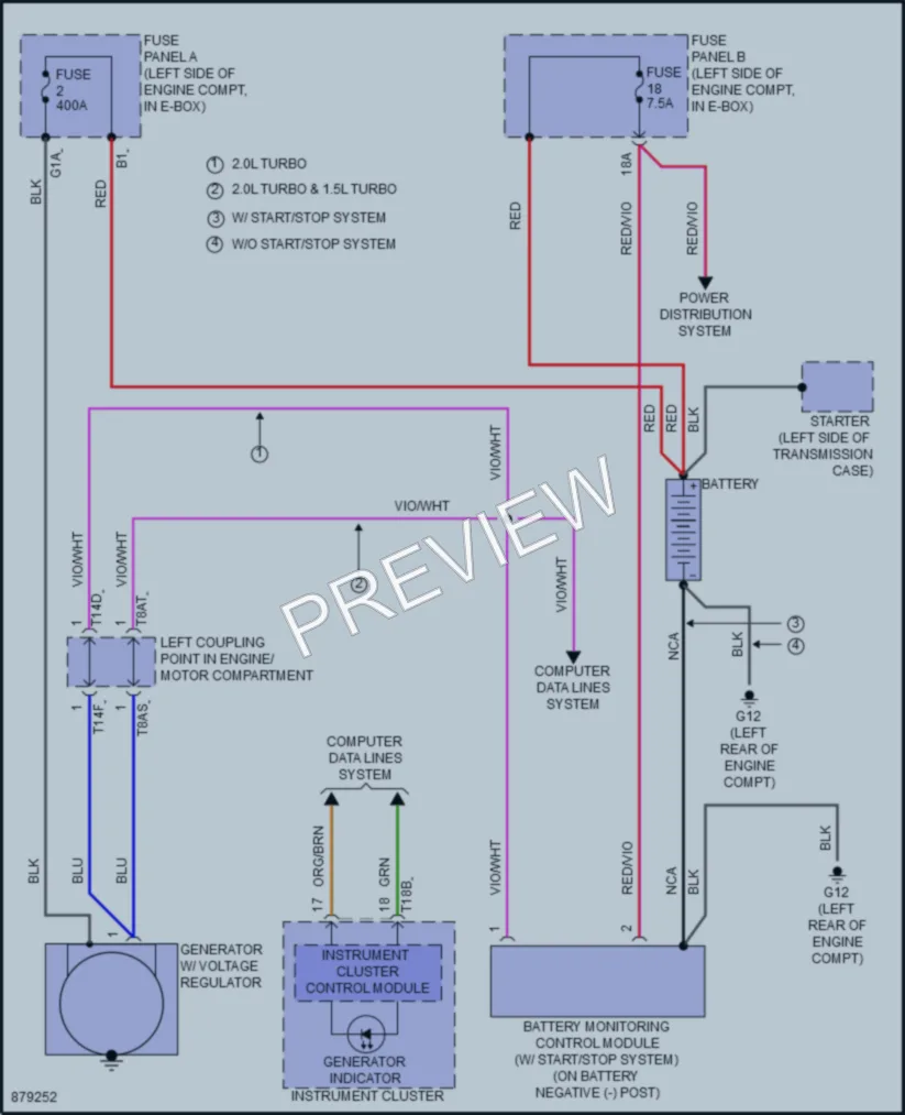 2024 Volkswagen JettaGLI Starting Charging wiring diagram preview