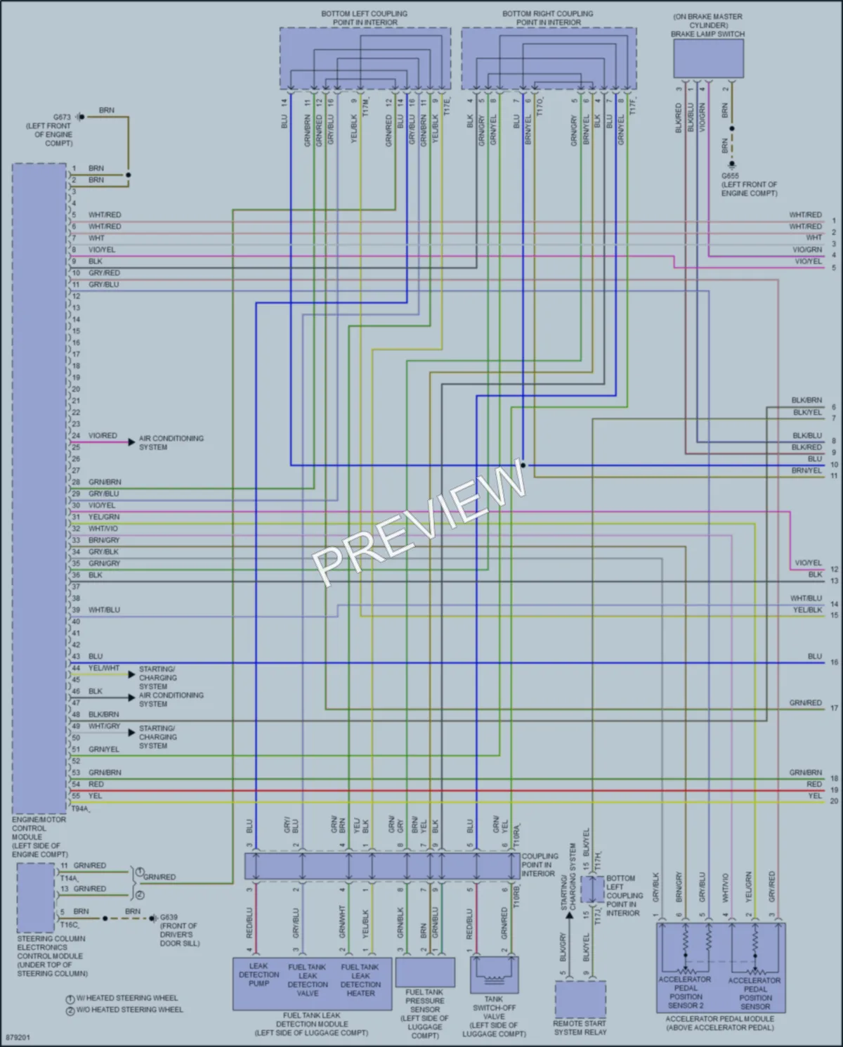 2024 Volkswagen Taos Engine Performance wiring diagram preview