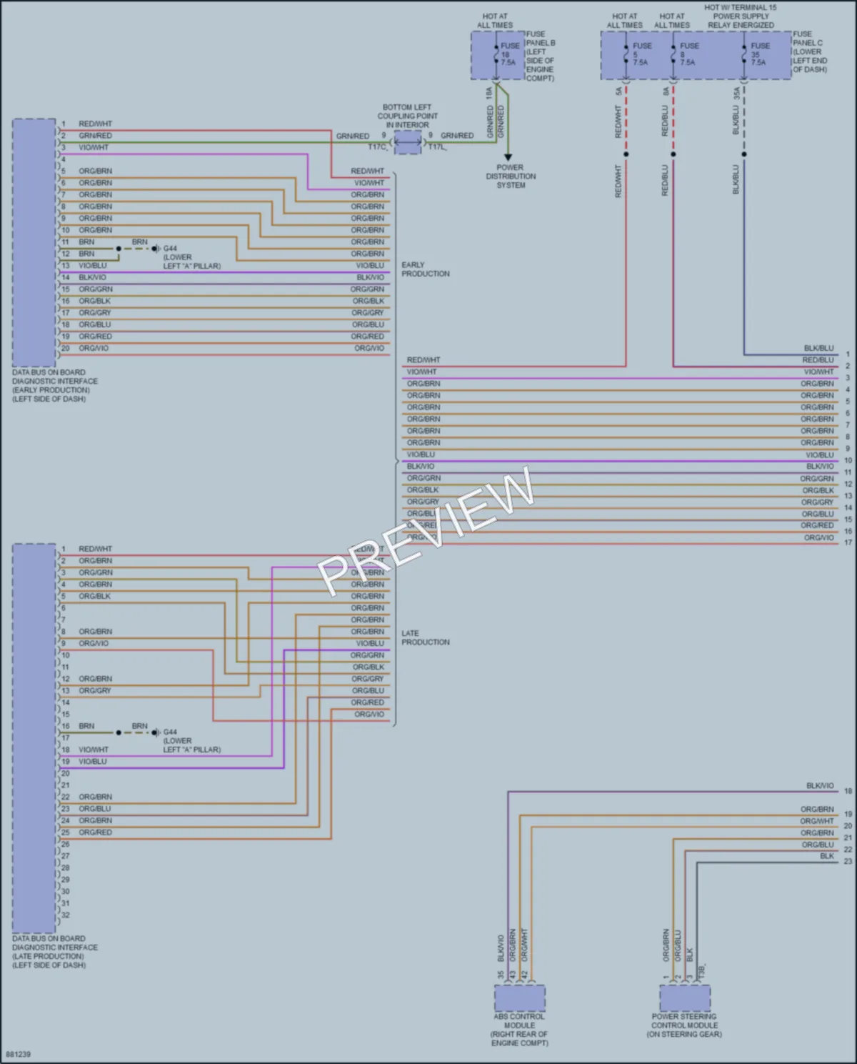 2024 Volkswagen Tiguan Computer Data Lines wiring diagram preview