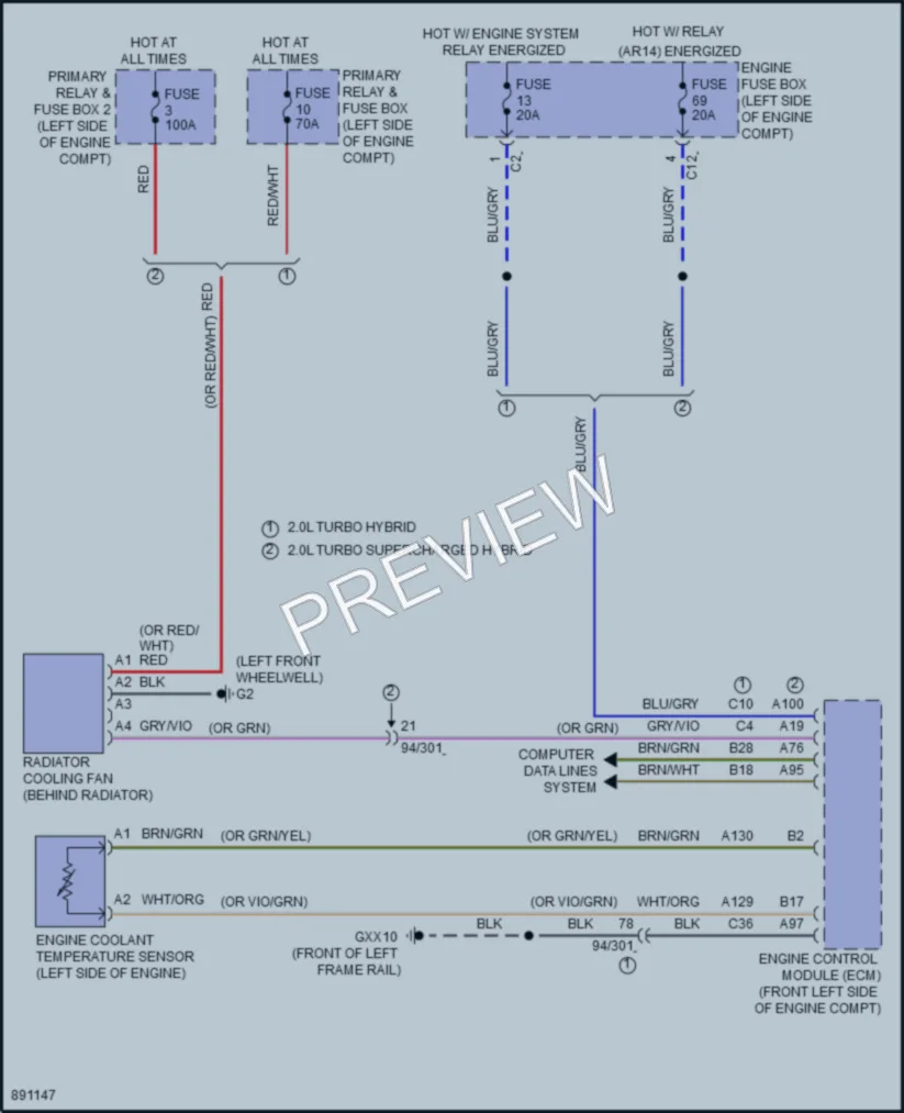 2024 Volvo S60 Cooling Fan Wiring Diagrams protected preview