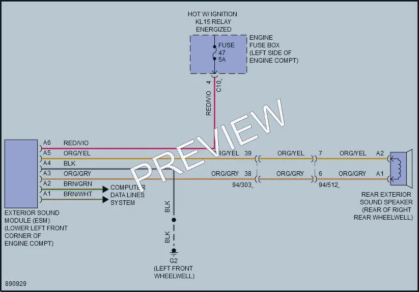 2024 Volvo XC60 Active Bodyworks wiring diagram preview
