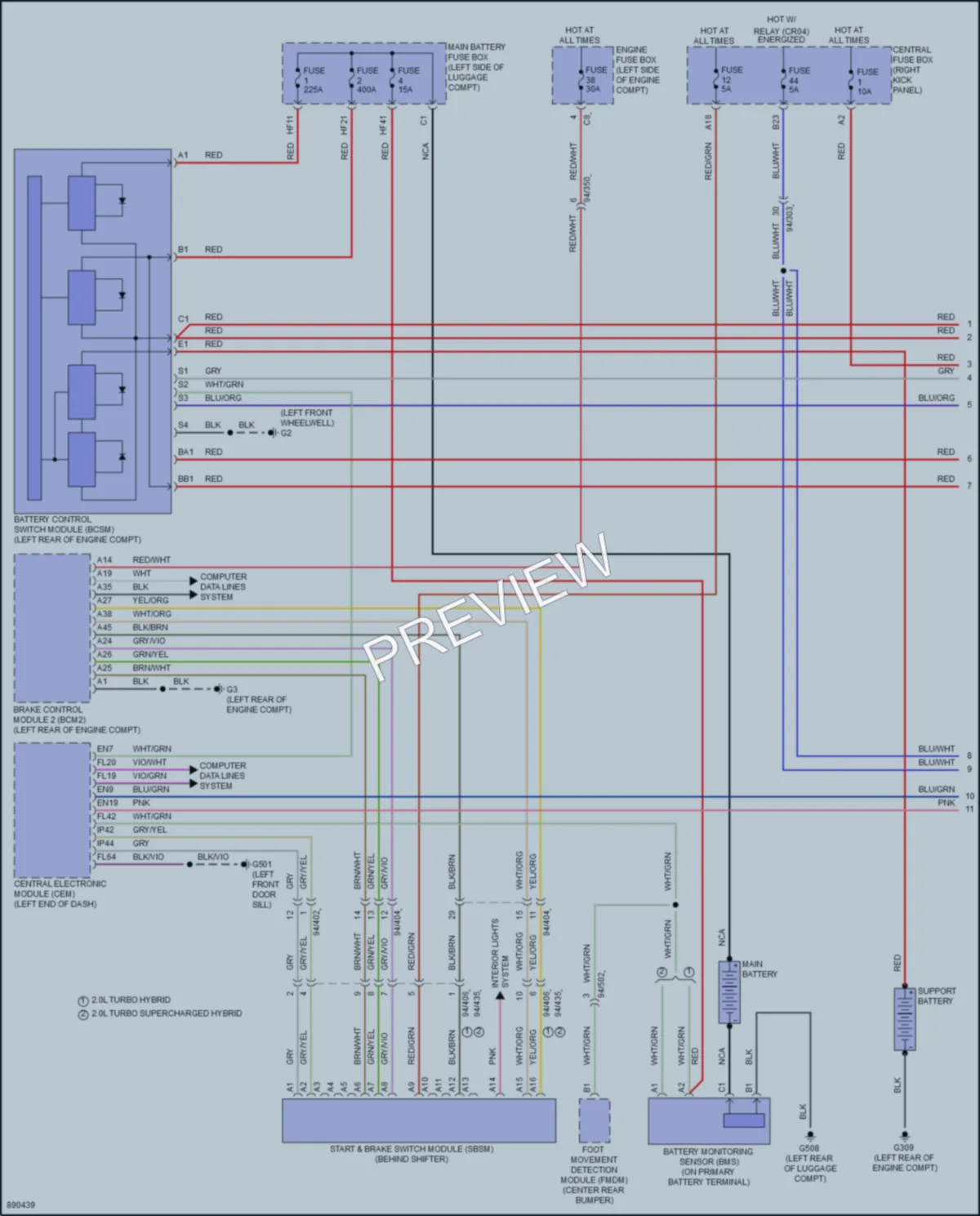 2024 Volvo XC90 Starting Charging wiring diagram preview