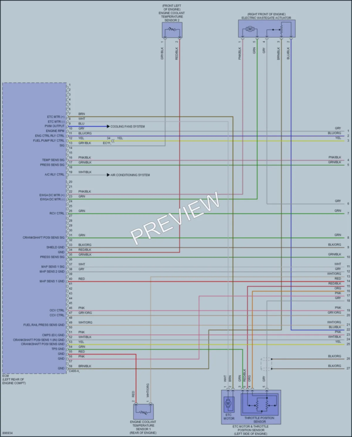 2025 Genesis G70 Engine Performance Wiring Diagrams protected preview