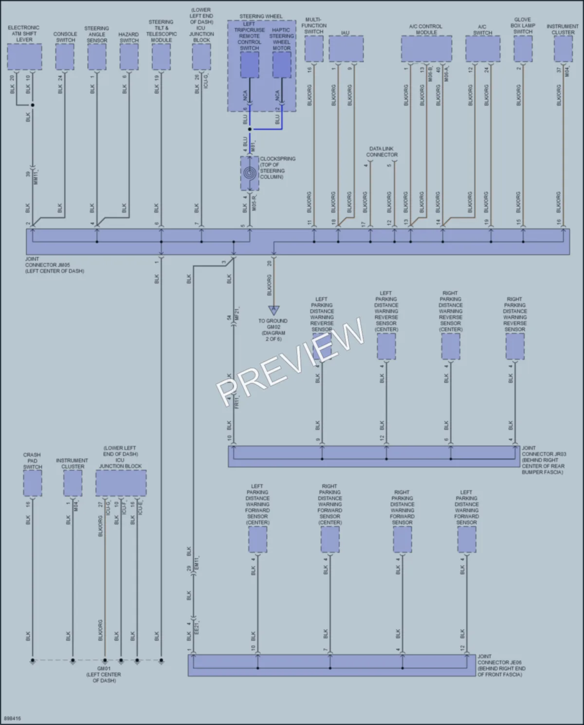 2025 Genesis G70 Ground Distribution Wiring Diagrams protected preview