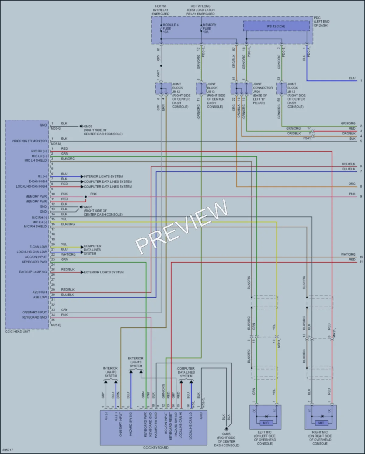 2025 Genesis G80 Radio wiring diagram preview