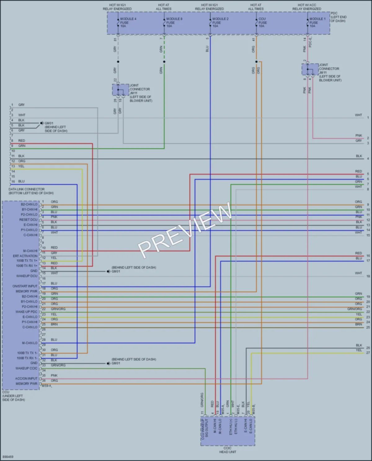 2025 Genesis GV80 Computer Data Lines wiring diagram preview