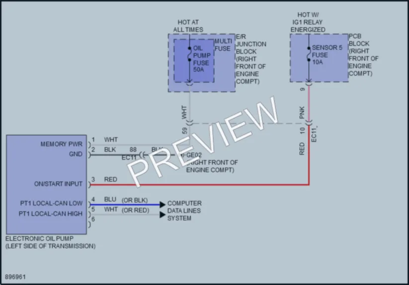 2025 Genesis GV80 Engine Performance wiring diagram preview