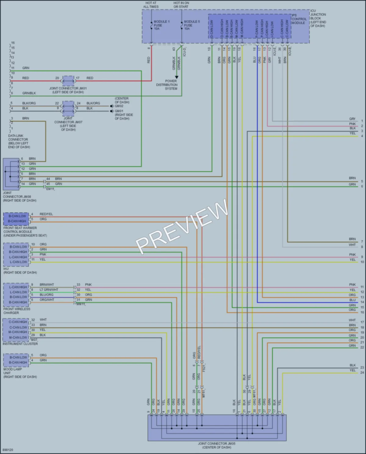 2025 Hyundai Elantra Computer Data Lines Wiring Diagrams protected preview