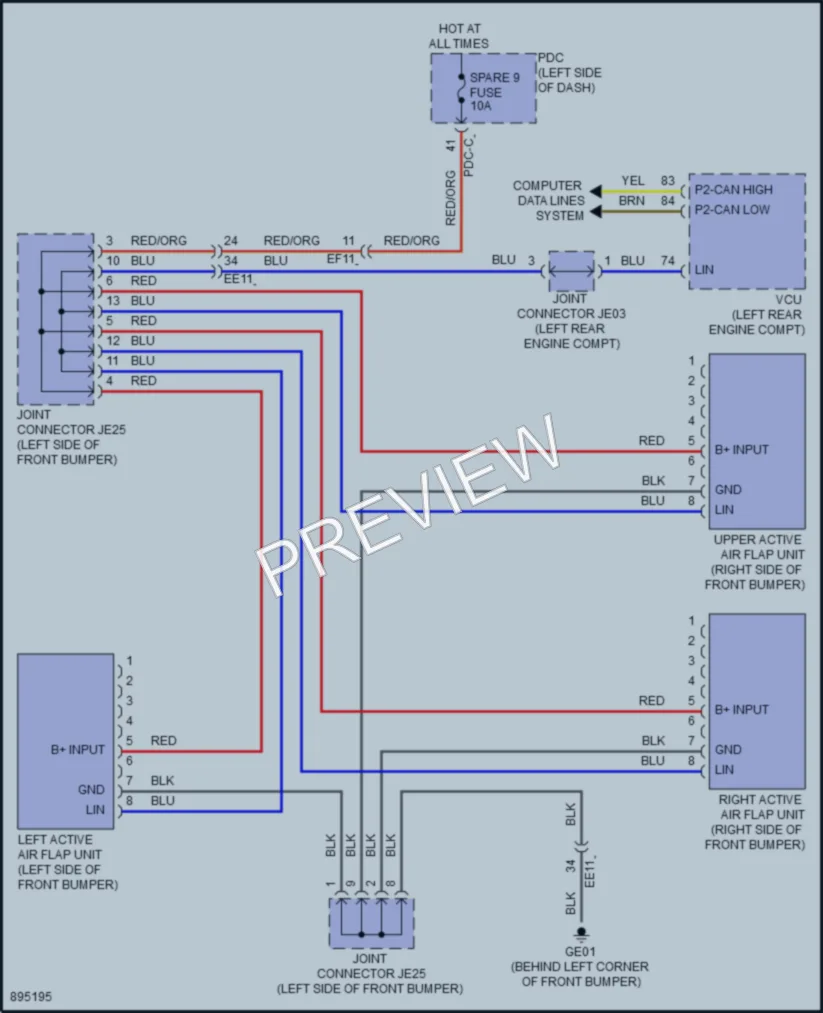 2025 Hyundai Ioniq5 Active Bodyworks wiring diagram preview