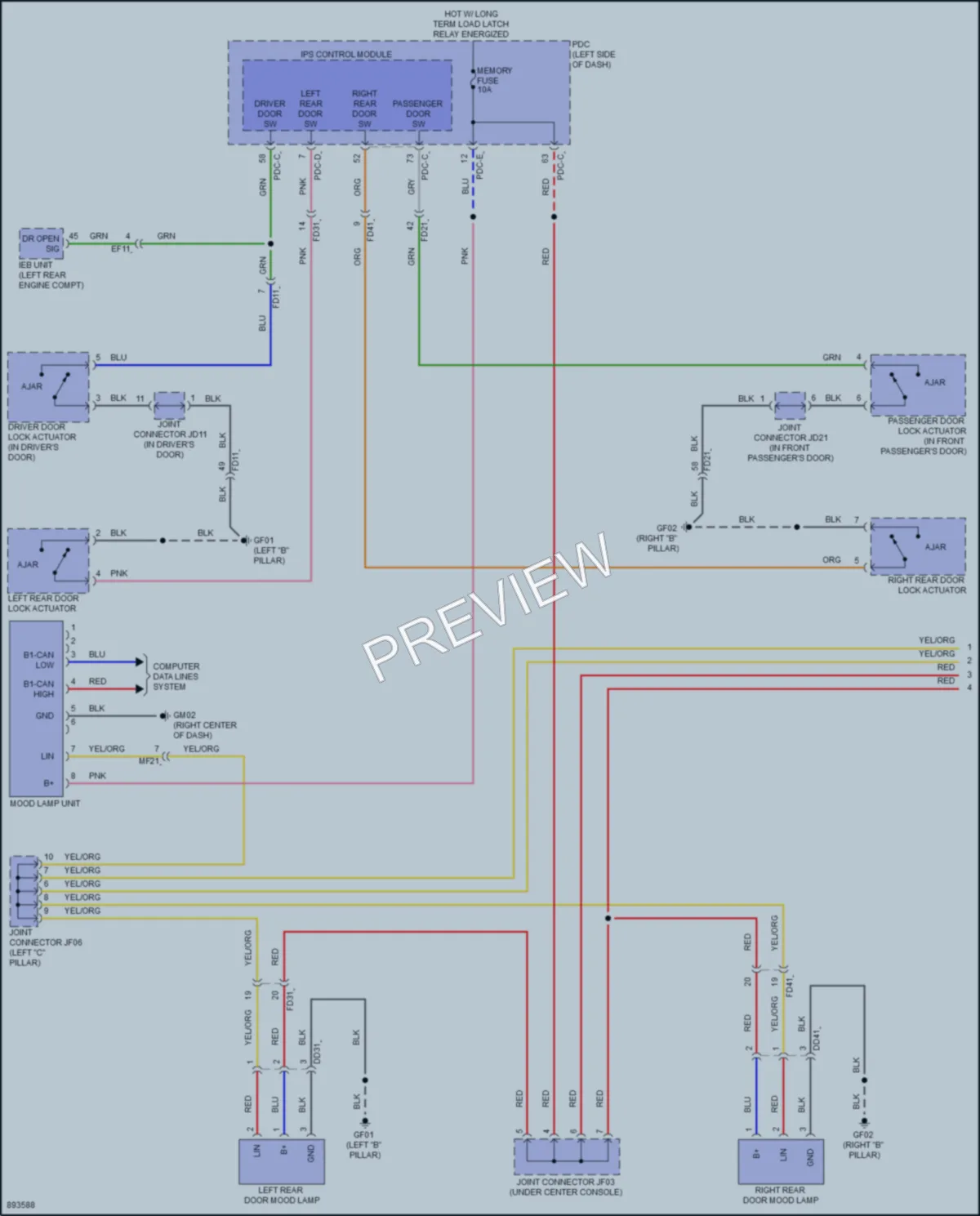 2025 Hyundai Ioniq5 Interior Lights wiring diagram preview
