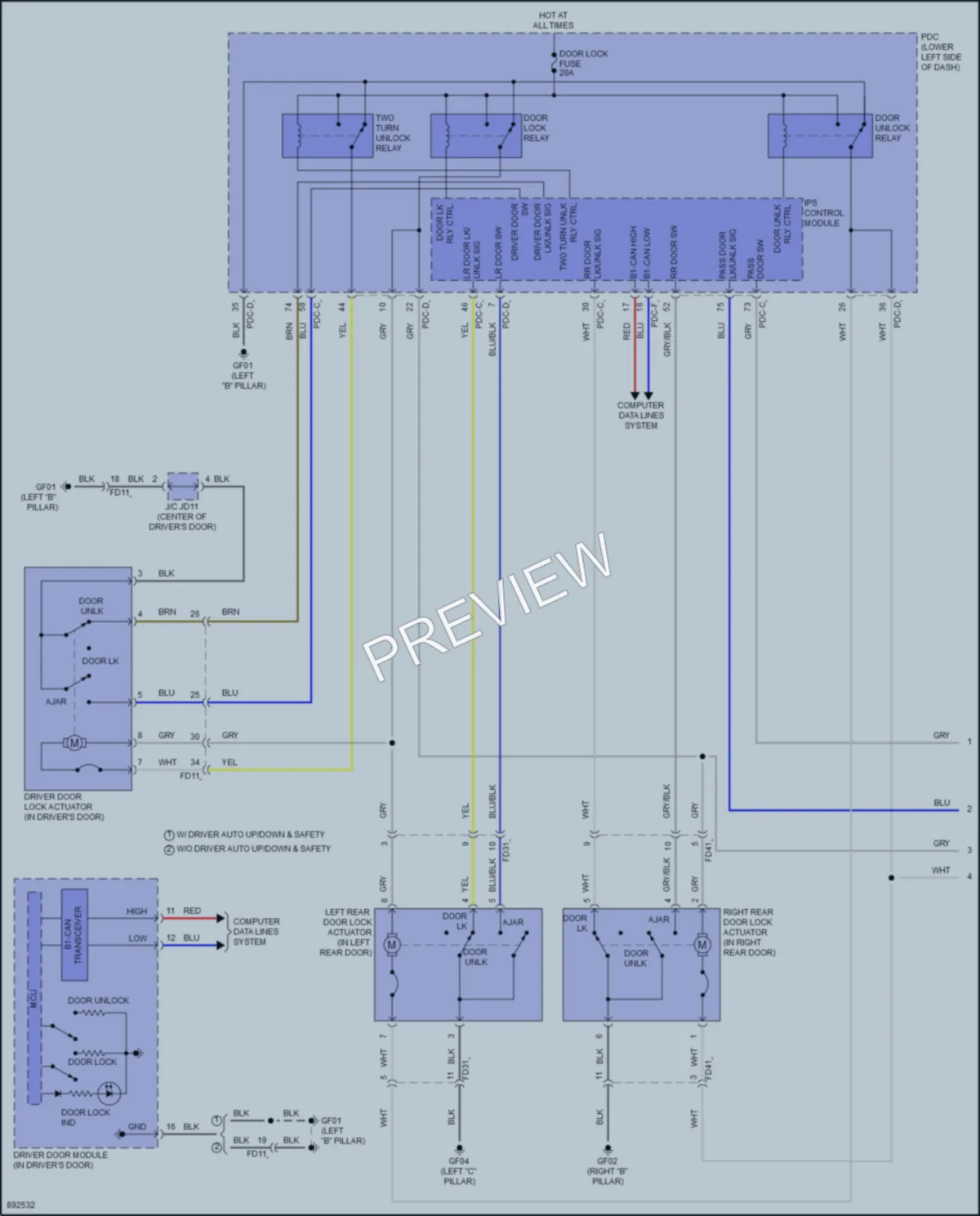 2025 Hyundai Kona Anti Theft wiring diagram preview