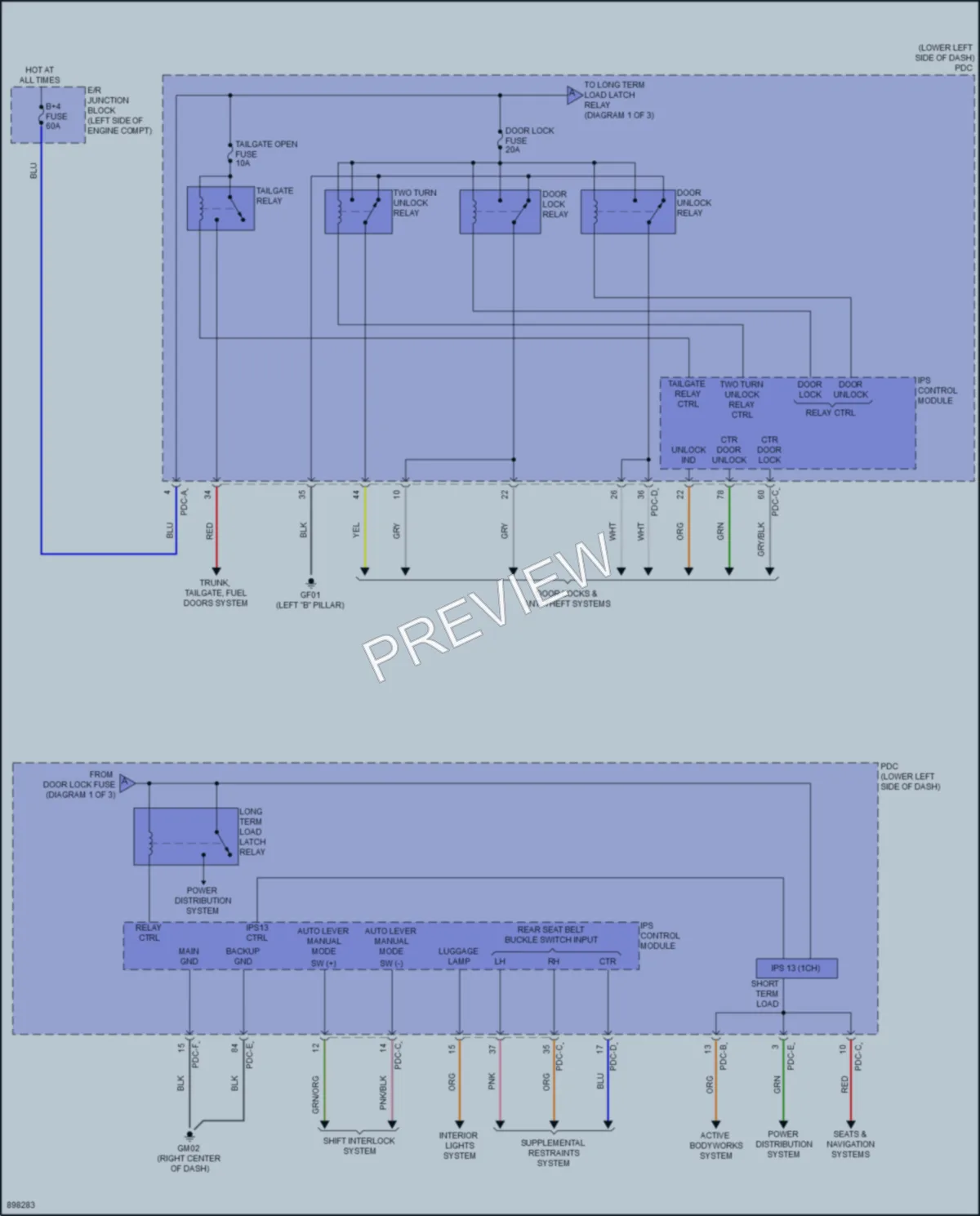 2025 Hyundai Kona Body Control Modules wiring diagram preview