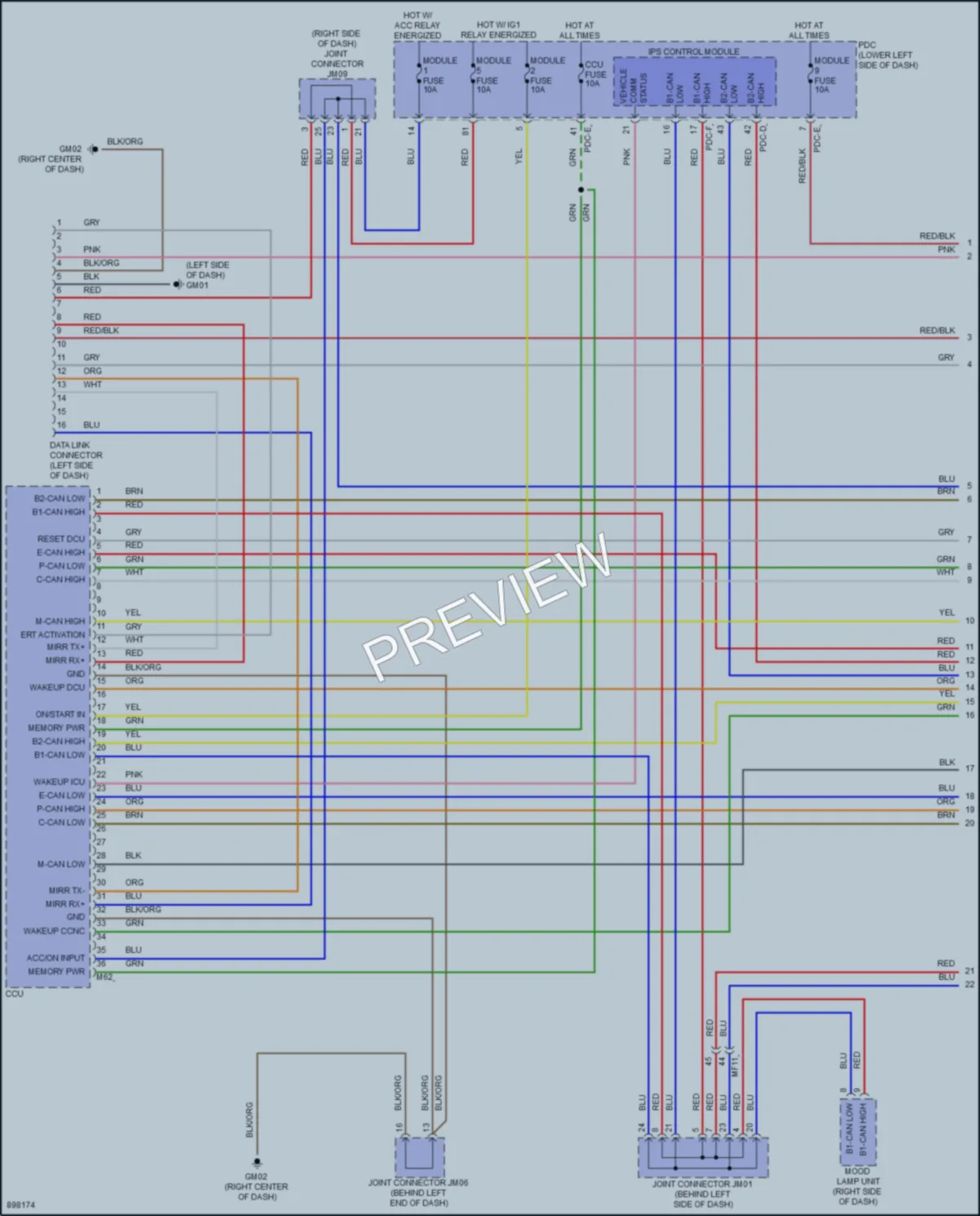 2025 Hyundai Kona Computer Data Lines wiring diagram preview