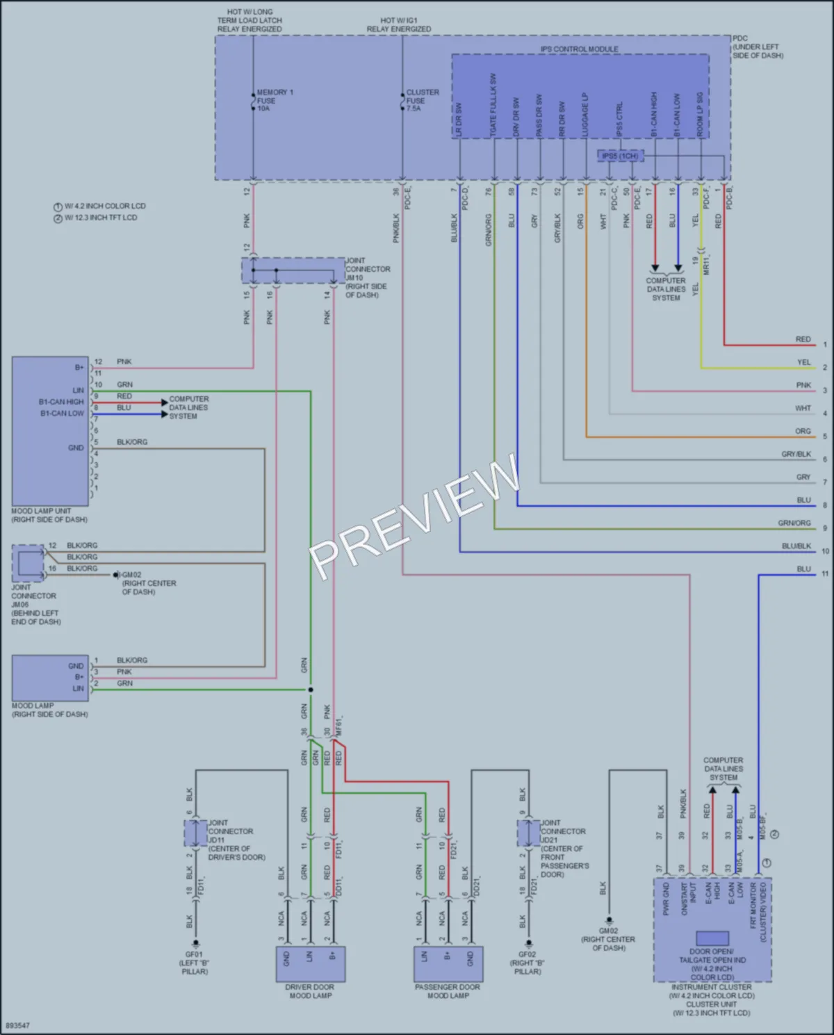 2025 Hyundai Kona Interior Lights wiring diagram preview