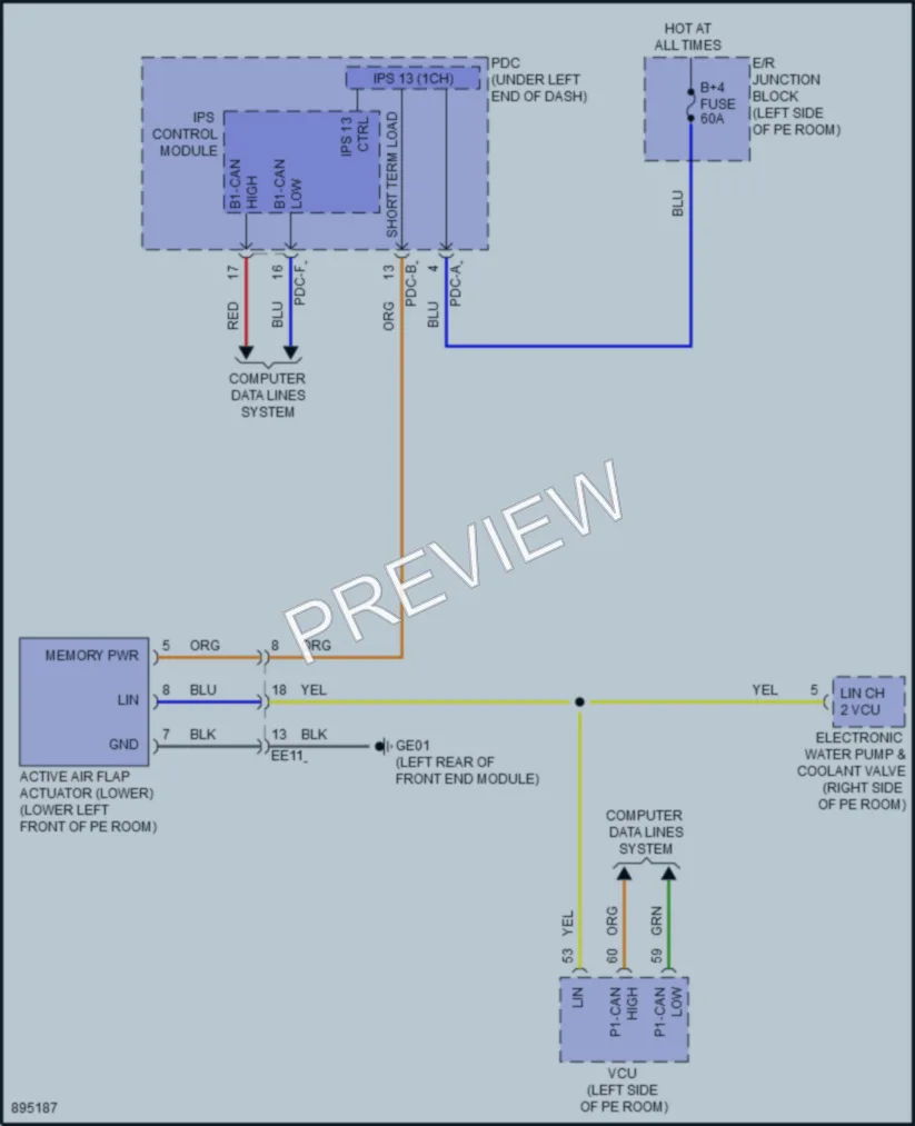 2025 Hyundai KonaElectric Active Bodyworks wiring diagram preview