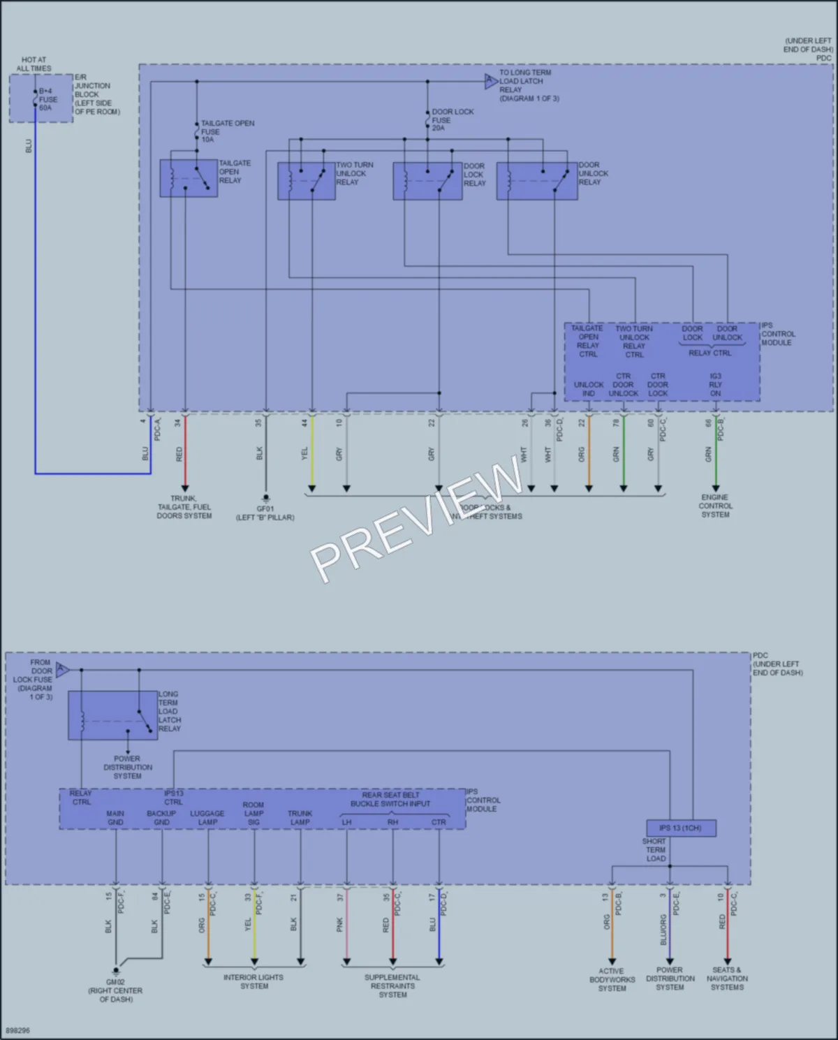 2025 Hyundai KonaElectric Body Control Modules wiring diagram preview