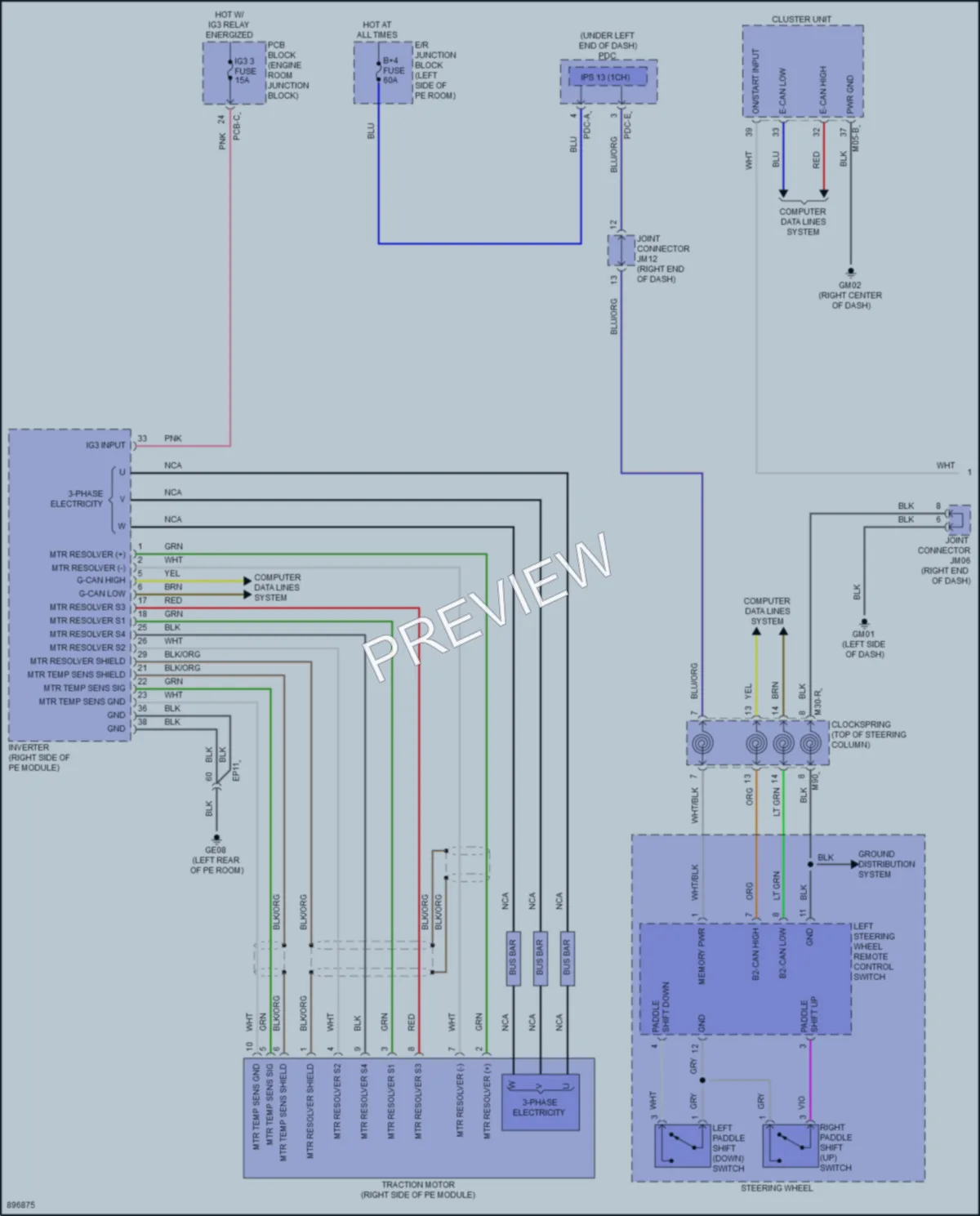 2025 Hyundai KonaElectric Transmission wiring diagram preview