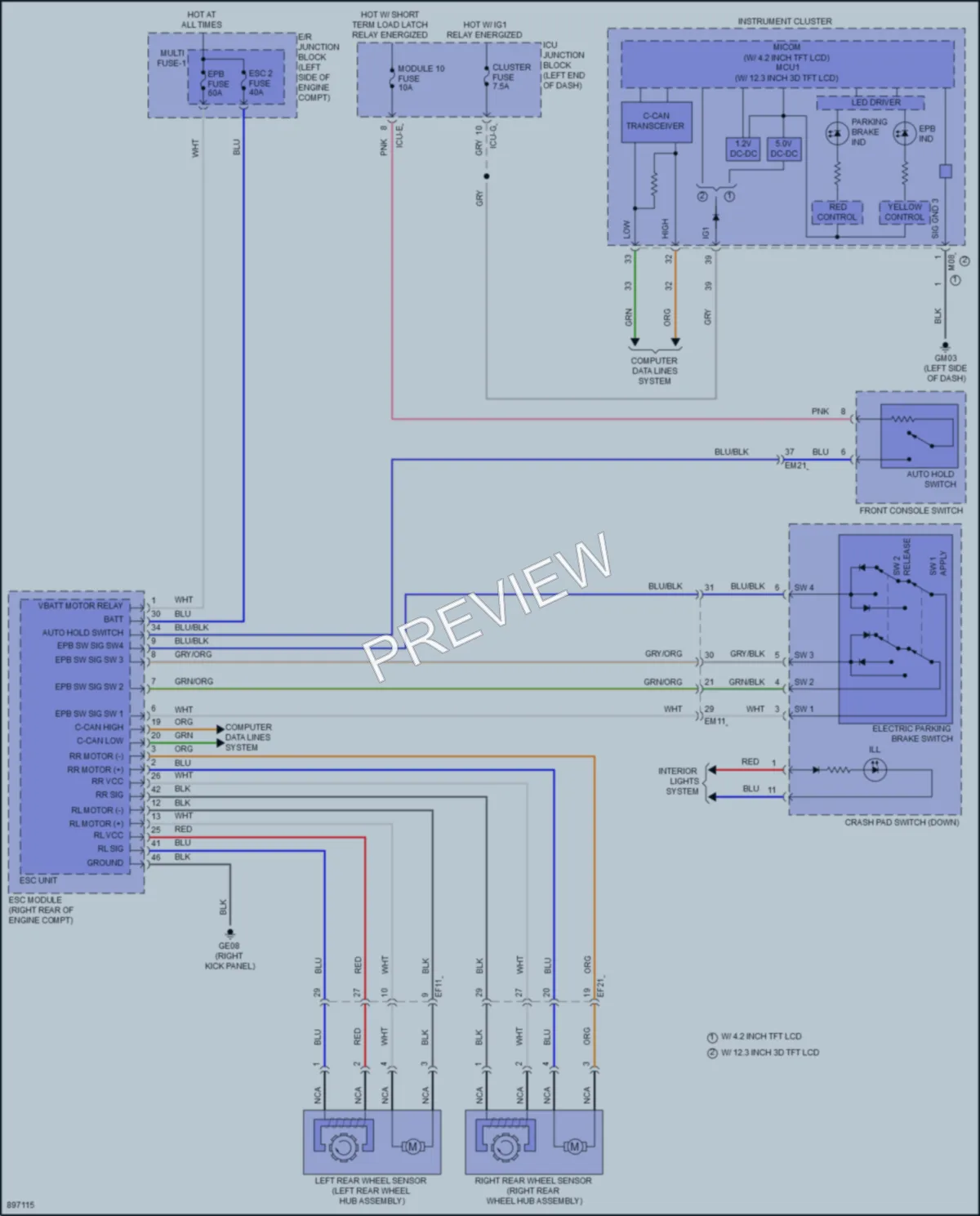 2025 Hyundai Palisade Shift Interlock wiring diagram preview