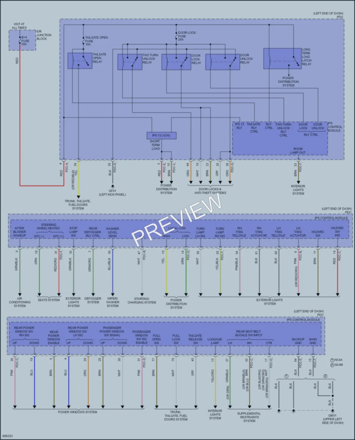 2025 Hyundai Tucson Body Control Modules wiring diagram preview