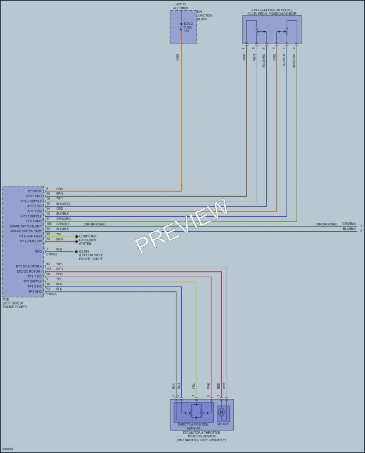 2025 Hyundai Tucson Cruise Control wiring diagram preview