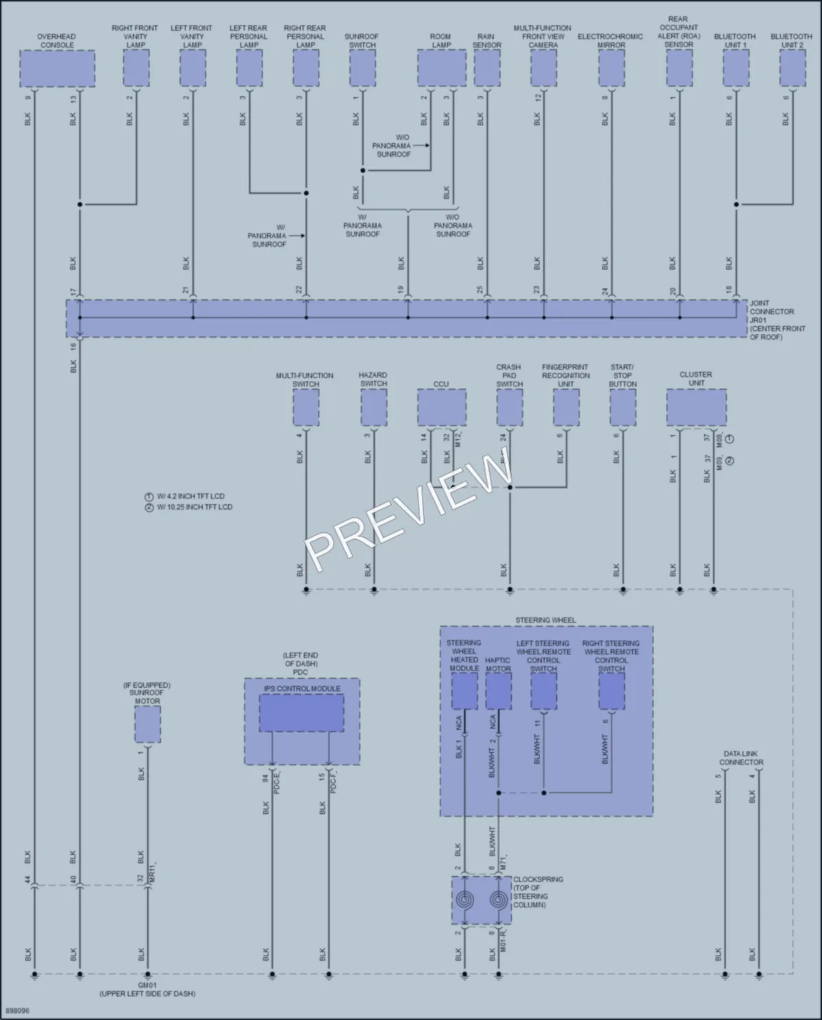 2025 Hyundai Tucson Ground Distribution wiring diagram preview