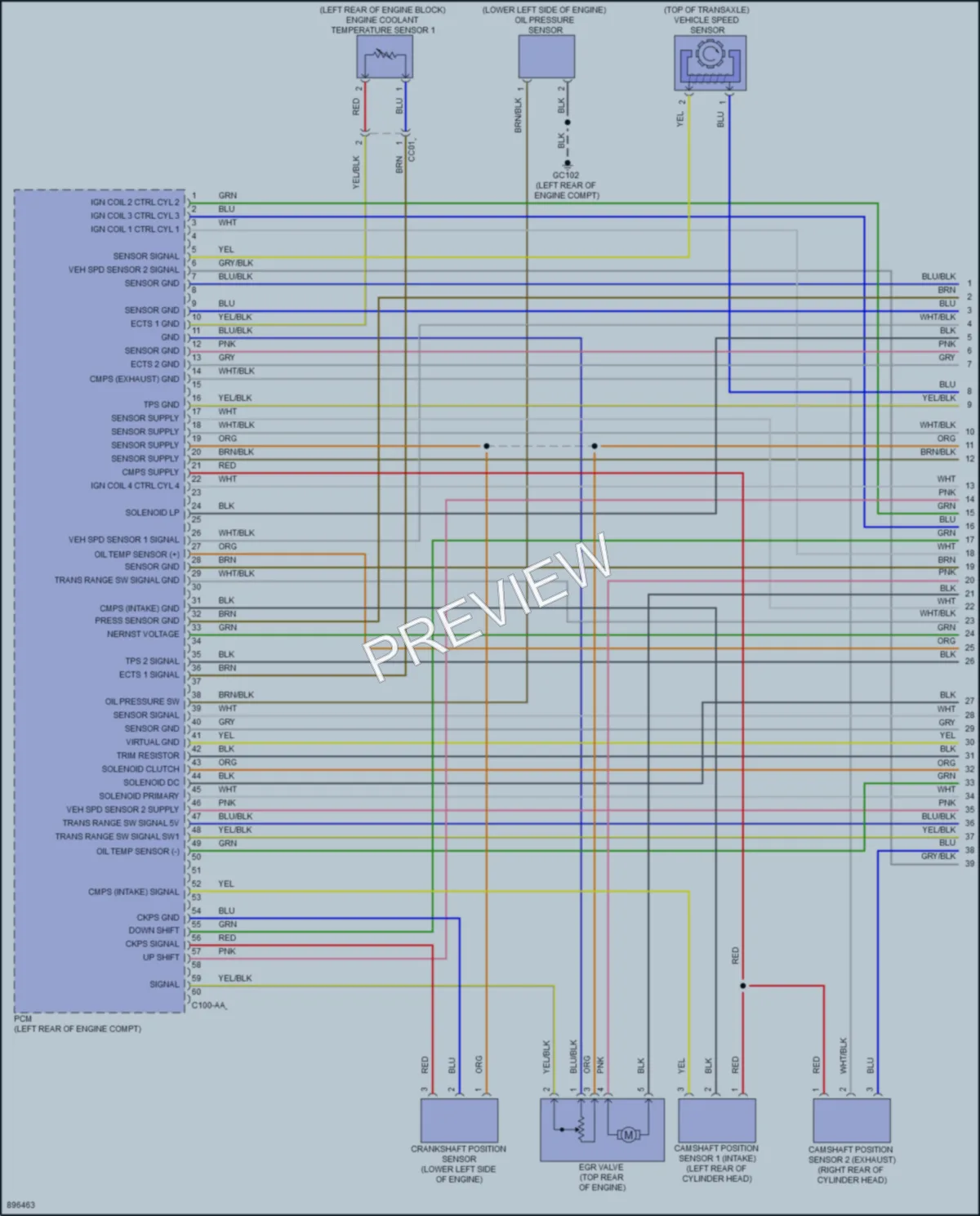 2025 Hyundai Venue Engine Performance wiring diagram preview