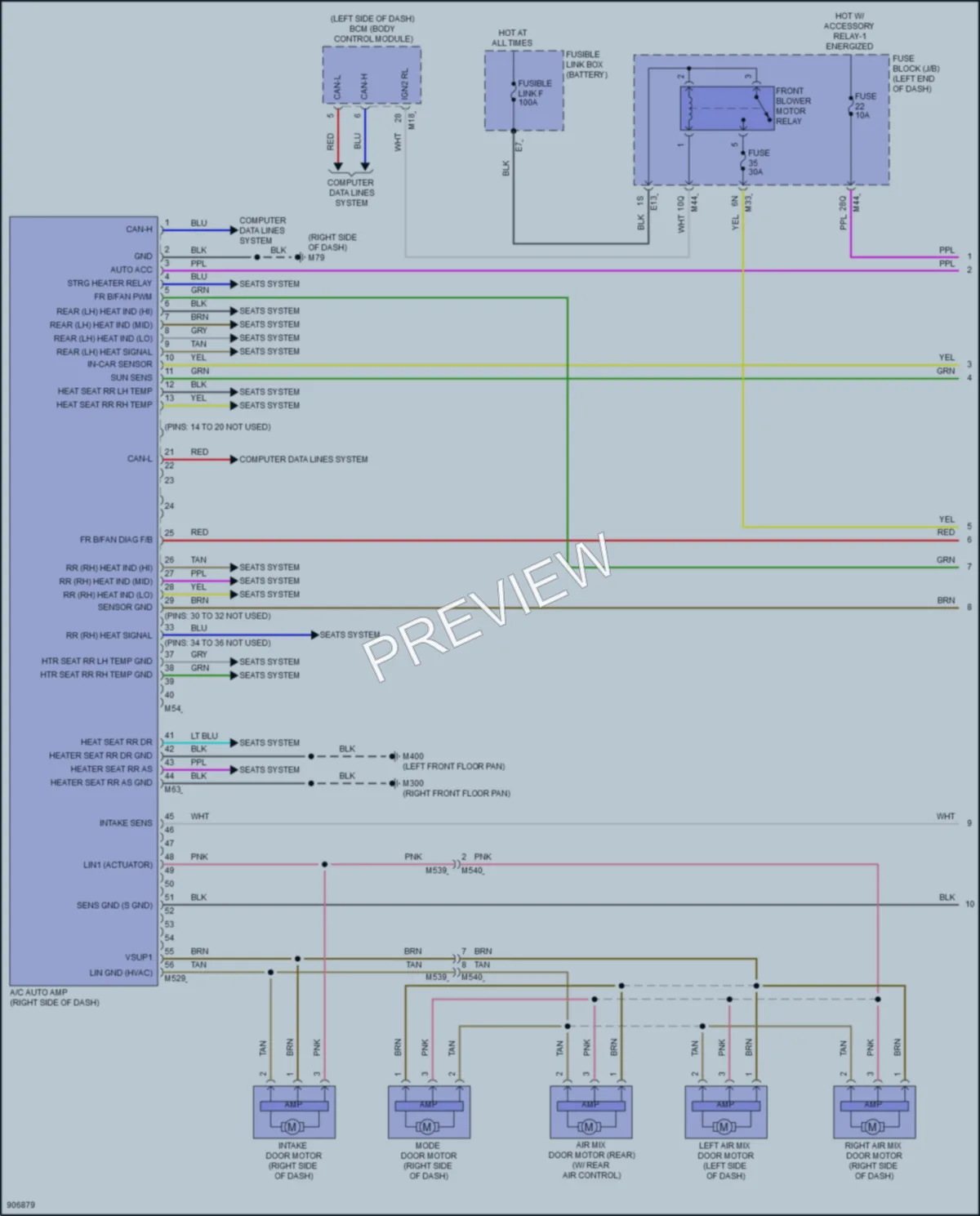 2025 Infiniti QX50 Air Conditioning Wiring Diagrams protected preview