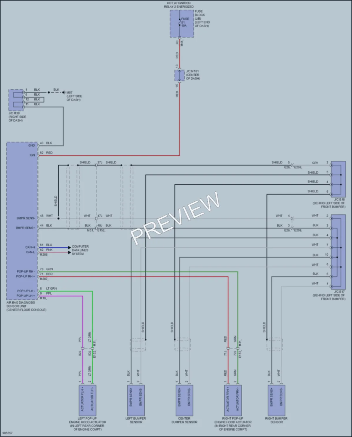 2025 Infiniti QX55 Active Bodyworks wiring diagram preview