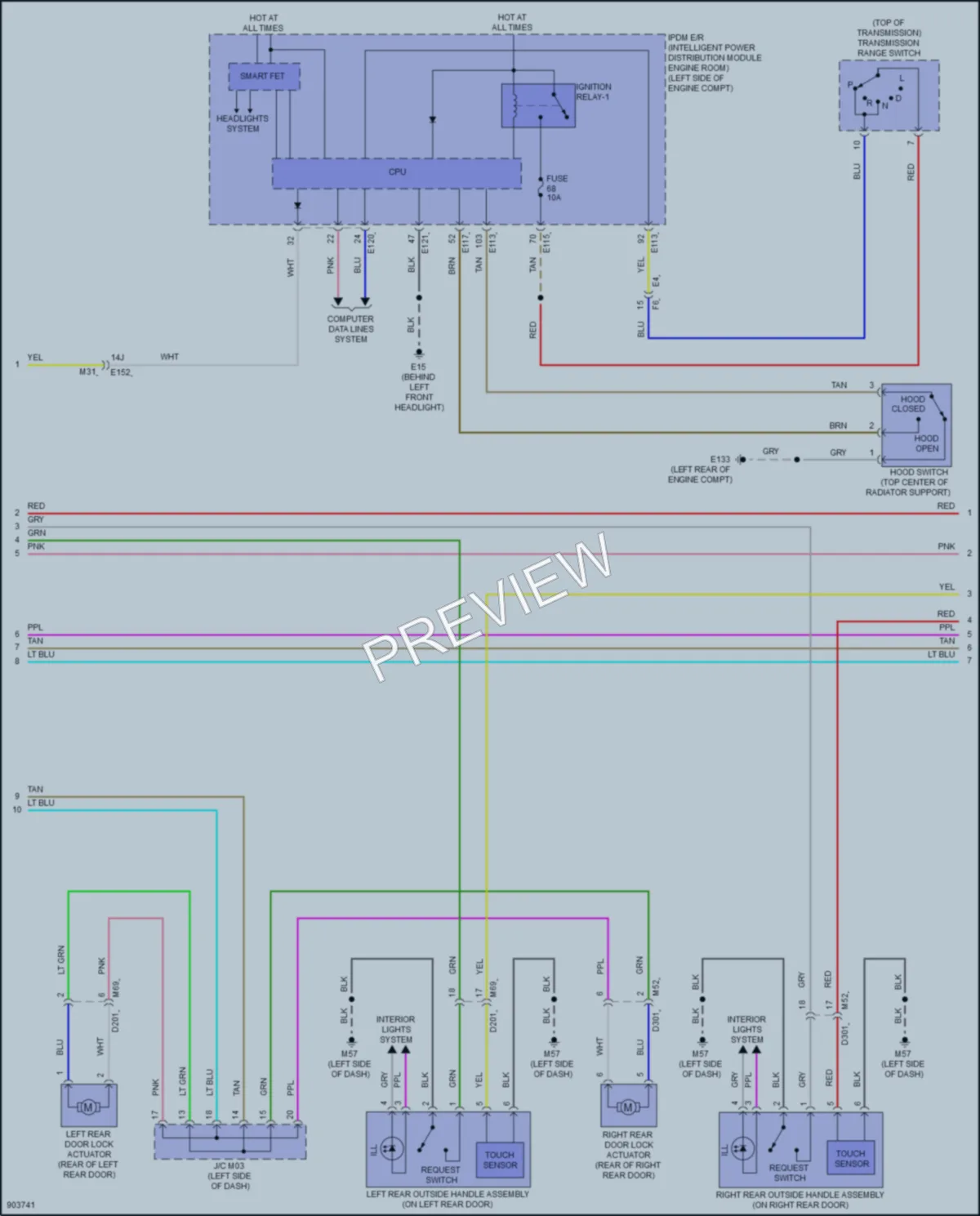 2025 Infiniti QX55 Anti Theft wiring diagram preview