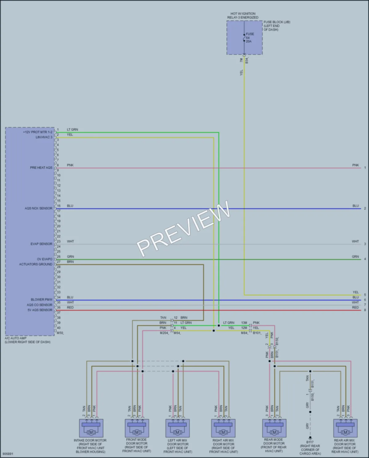 2025 Infiniti QX60 Air Conditioning wiring diagram preview
