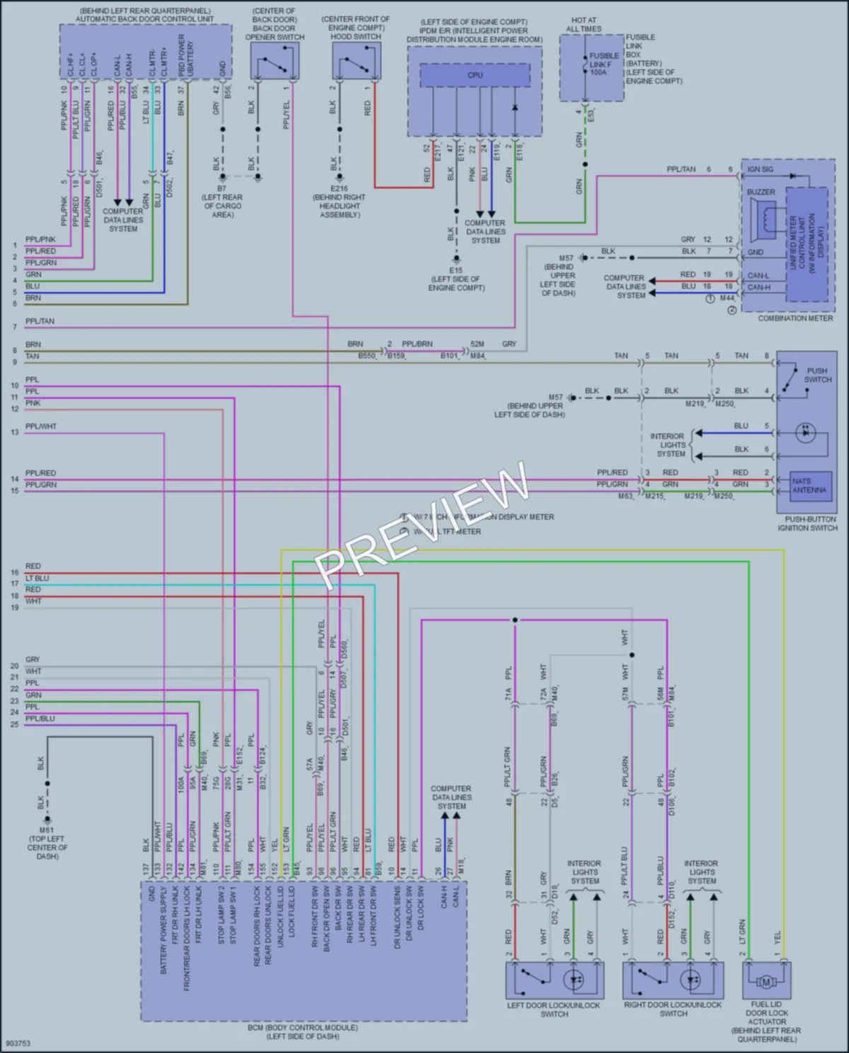 2025 Infiniti QX60 Anti Theft wiring diagram preview